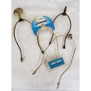 Lot 4 Vintage Lamp Swivel Harp Part Brass Metal Antique Lamp Hardware shade Clam